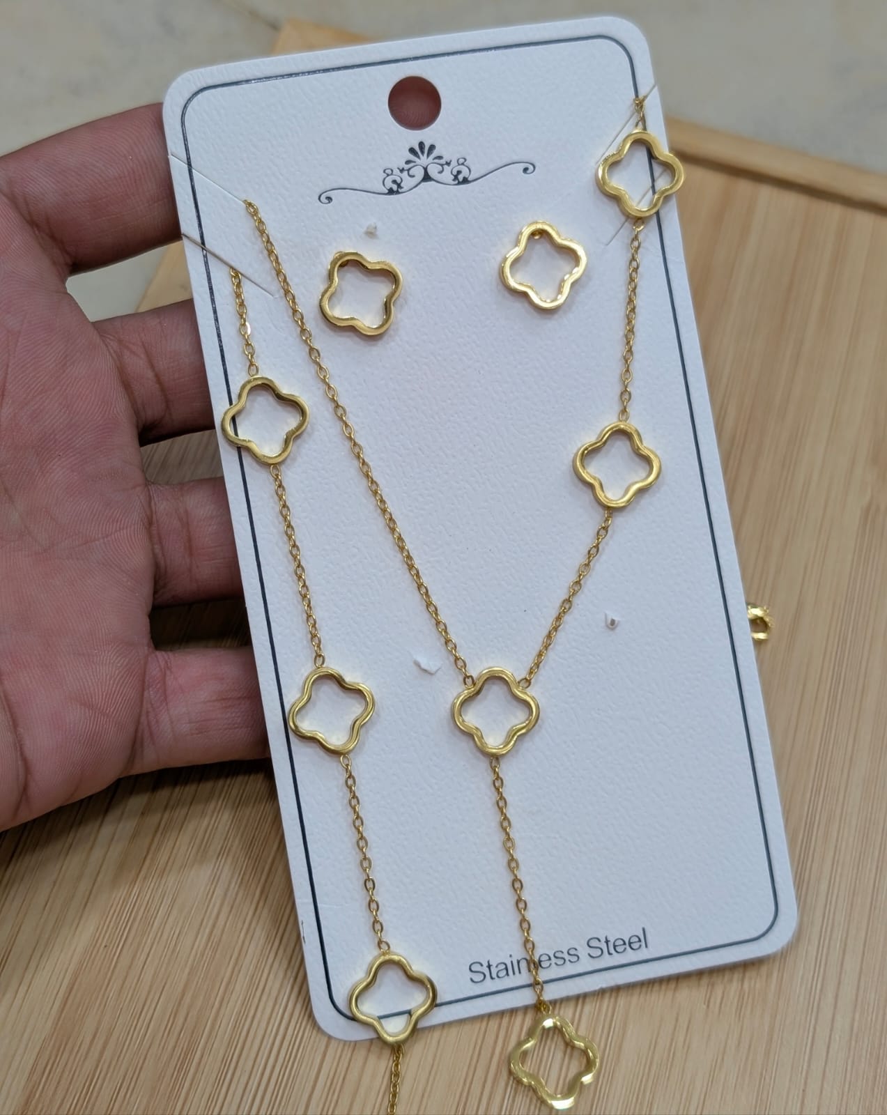 Stainless Steel Locket Set