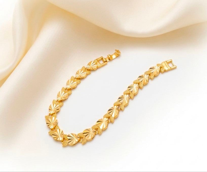 Modern Crystal Cuff Bracelet