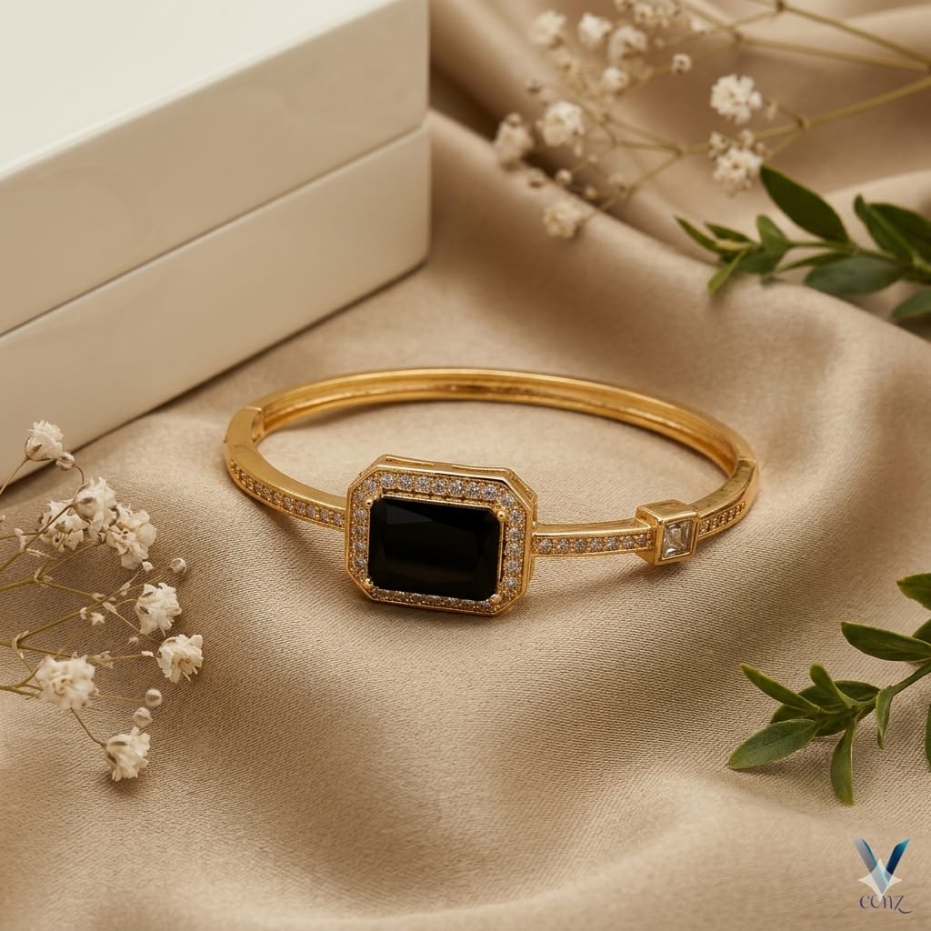 Fancy China Gold Plated Zarqoon Bangles