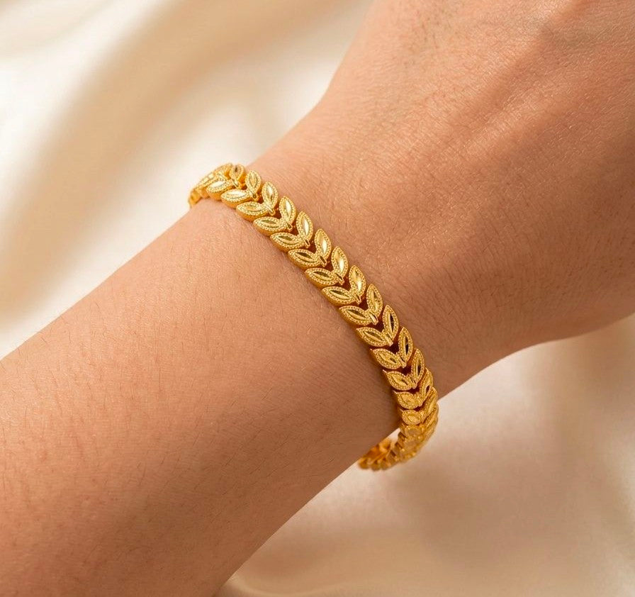 Modern Crystal Cuff Bracelet