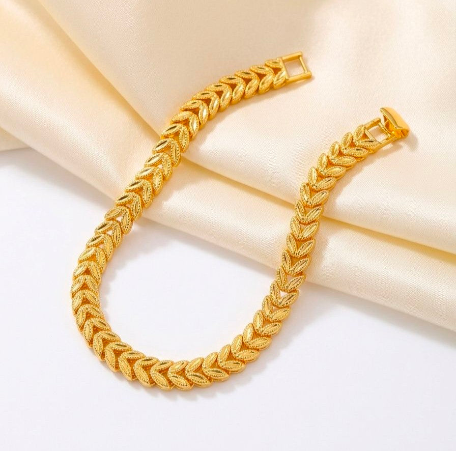 Modern Crystal Cuff Bracelet