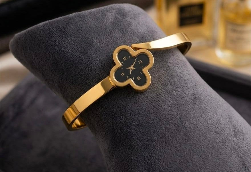 Trending Openable Gold Bracelet Watch